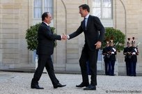 Rencontre de François Hollande et Mark Rutte